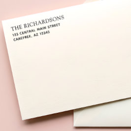 Sello Automático Simple Family Name Return Address