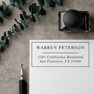 Sello Automático Simplemente profesional   Nombre personalizado y d