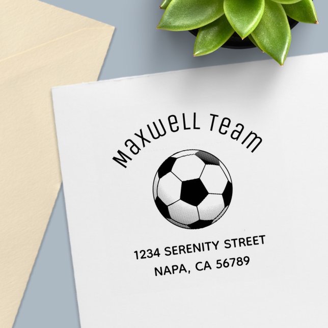 Sello Automático Soccer Ball Arch Family Address (Subido por el creador)