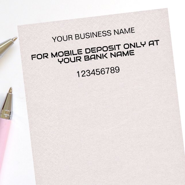 SELLO AUTOMÁTICO SOLO ENDOSO DE BANCO DE NEGOCIOS DEPÓSITO MÓVIL (Subido por el creador)