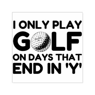 Sello Automático Sólo juego al golf