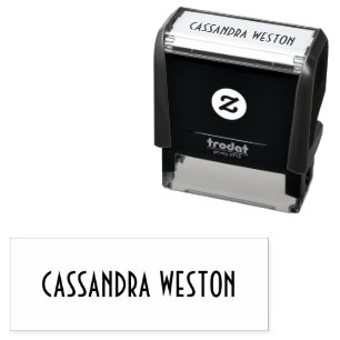 Sello Automático Solo nombre Minimalista simple y elegante #3