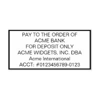 Sólo para depósito cheque