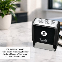 Sello Automático Sólo para depósito personalizado
