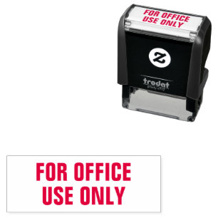 Sello Automático Sólo para uso de Office Red profesional