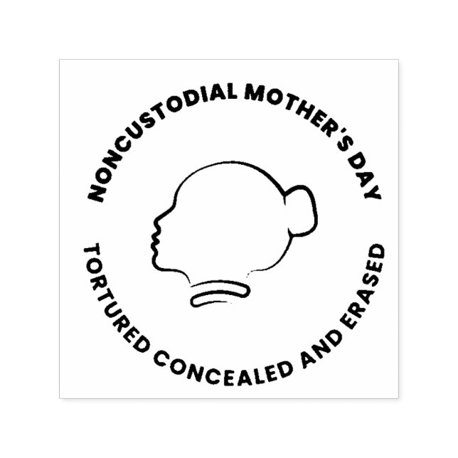 Sello Automático Stamp For Noncustodial Mothers (Diseño)