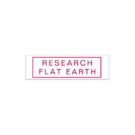 SELLO AUTOMÁTICO STANTE DE TINTA ROJA PLANA DE INVESTIGACIÓN