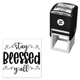 Sello Automático Stay Blessed Y'all - Thanksgiving 