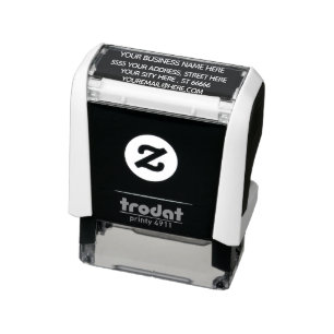 Sello Automático Su dirección de nombre Color del correo electrón
