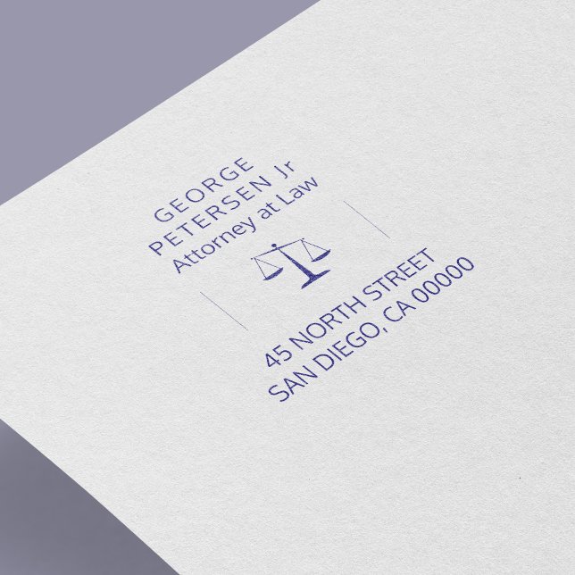 Sello Automático Su logotipo | escalas de abogados judiciales (Subido por el creador)