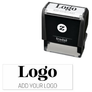 Sello Automático Subir logotipo de empresa de marca comercial perso