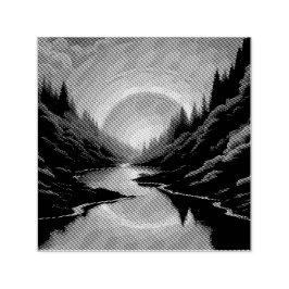 Sello Automático Sunrise Over The Lake