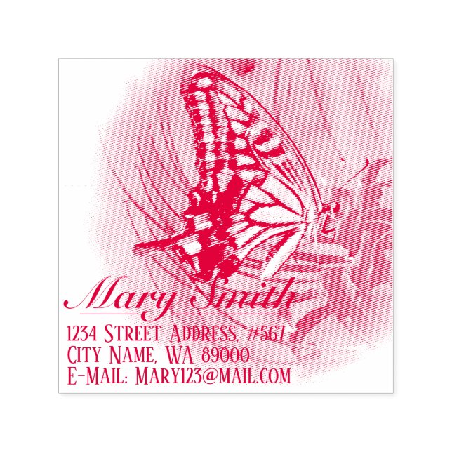 Sello Automático Swallowtail (Diseño)