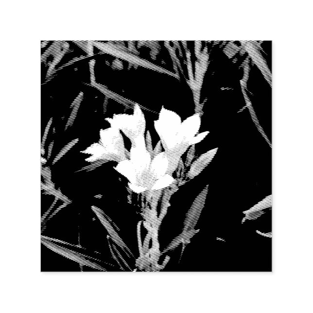 Sello Automático tallos de flores Trilogía (Diseño)