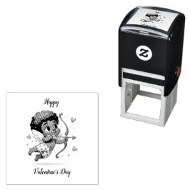 Sello Automático Tarjeta de San Valentín de encanto cupido