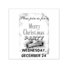 Sello Automático tarjetas de invitaciones de navidad