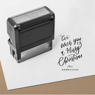 Sello Automático Te deseamos un regalo de Navidad feliz