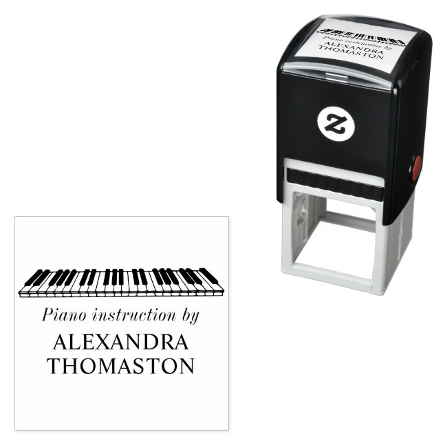 Sello Automático Teclado de piano angulado Instructor de piano de p (In Situ)