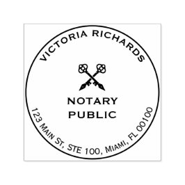 Sello Automático Teclas cruzadas de Office profesional Notario de l