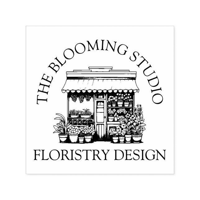 Sello Automático Tema de Fresh Flowers Storefront (Diseño)