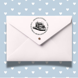 Sello Automático tema de kenworth Semi Truck