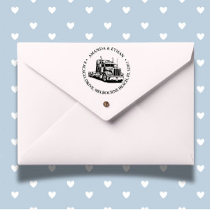 Sello Automático tema de kenworth Semi Truck