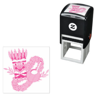 Sello Automático Tema de Luau