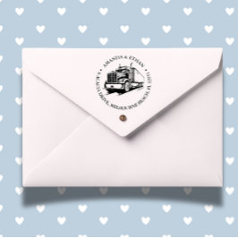 Sello Automático Tema de Semi Truck