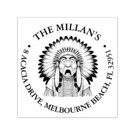 Sello Automático Tema del Nativo Estadounidense Shocke