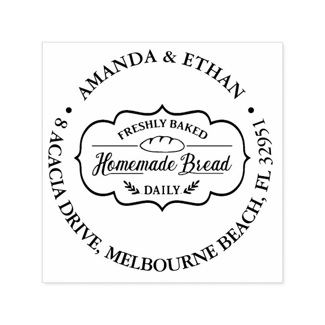 Sello Automático Tema del pan casero (Diseño)