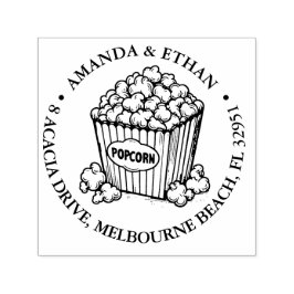 Sello Automático Tema del refrigerio de palomitas