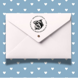 Sello Automático Tema feliz del tiburón