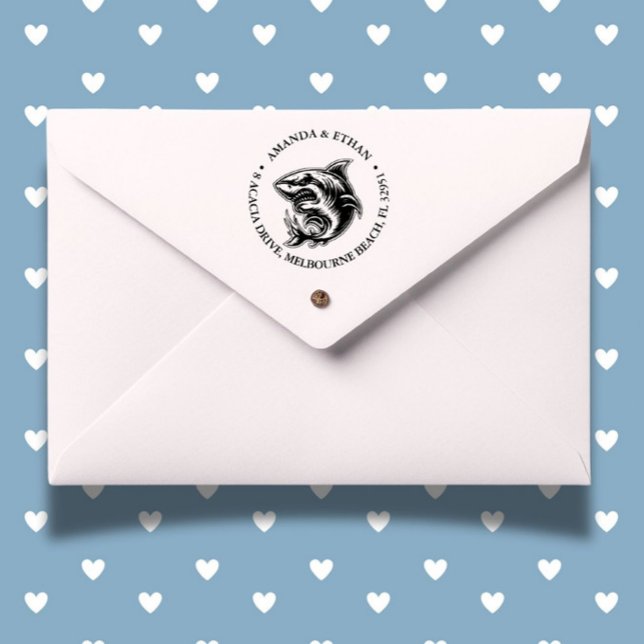 Sello Automático Tema feliz del tiburón (perfect for kids’ crafts, schoolwork, and creative projects. Order yours today!)