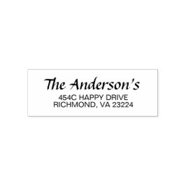 Sello Automático Tema moderno boda negro y blanco