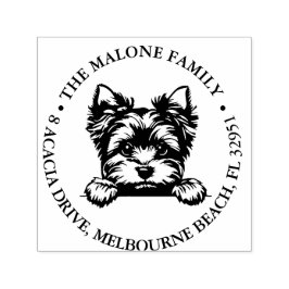 Sello Automático Tema personalizado de la cachorra del territorio g