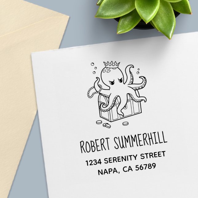 Sello Automático Temerosa dirección del pecho del tesoro de Octopus (Subido por el creador)