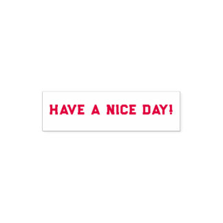 Sello Automático Tener un buen día de autoempecinamiento