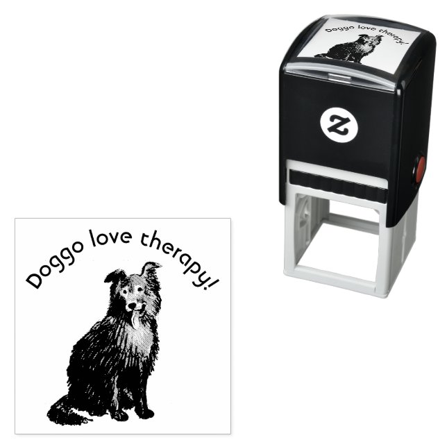 Sello Automático Terapia de amor de perros (In Situ)