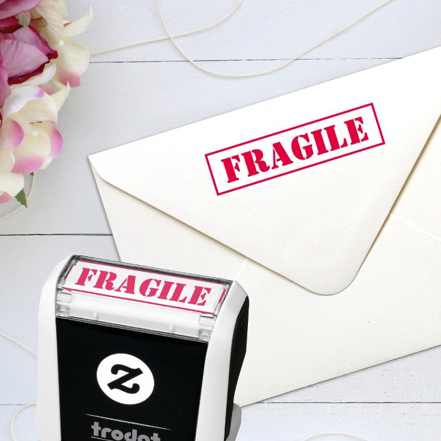 Sello Automático Texto de Oficina Frágil en Marco Personalizado (Subido por el creador)