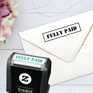 Sello Automático Texto Personalizado completamente pagado