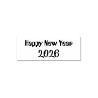 Texto personalizado moderno Feliz Año Nuevo