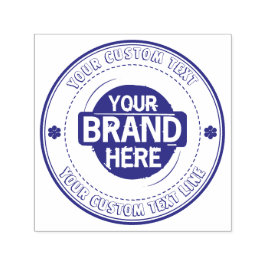 Sello Automático Texto redondeado personalizado con logotipo