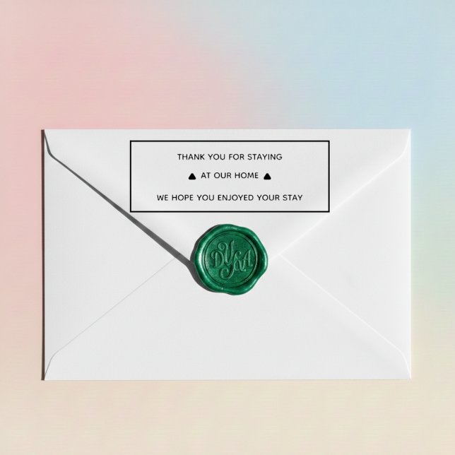 Sello Automático Thank You Guest Stamp for Vacation Rental Hosts (Subido por el creador)