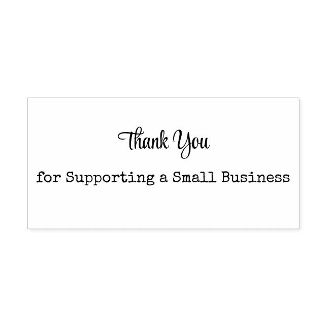 Sello Automático “Thank You” Star Accent Rubber Stamp (Diseño)
