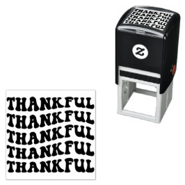 Sello Automático Thankful Typography 