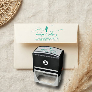 Sello Automático The Watercolor Desert Range Wedding Suite -