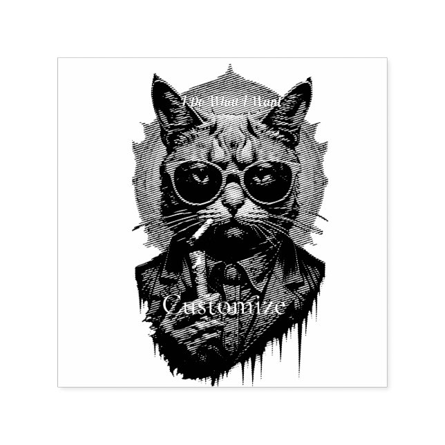 Sello Automático Thunder_Cove de gato de cadera de Guay (Diseño)