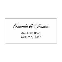 Sello Automático Tipo de letra elegante