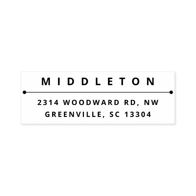 Sello Automático Tipo negrita moderno (Diseño)