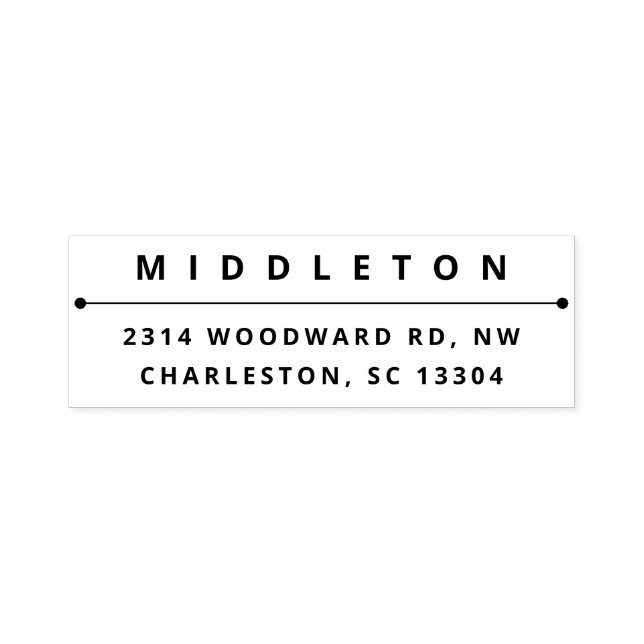 Sello Automático Tipografía audaz moderna (Diseño)